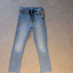 Mother Jeans - the pixie dazzler ankle fray sz 26